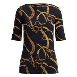 Γυναικείο T-shirt Μαύρο Ralph Lauren 200P13948001-Black