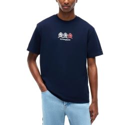 Ανδρικό T-shirt Navy Μπλε Tommy Jeans DM0DM23172-C1G
