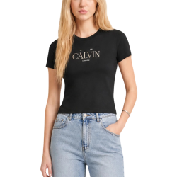 Γυναικείο T-shirt Μαύρο Calvin Klein LV047G806G-UB1