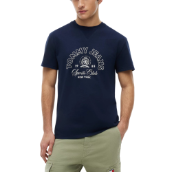 Ανδρικό T-shirt Navy Μπλε Tommy Jeans DM0DM23175-C1G