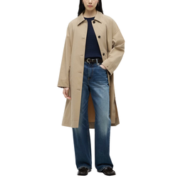Γυναικεία Καπαρντίνα Μπεζ Tommy Hilfiger WW0WW49842-AEH
