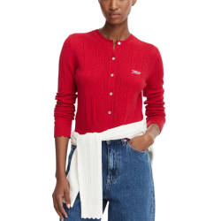 Γυναικεία Ζακέτα Κόκκινη Tommy Jeans DW0DW22931-XK9