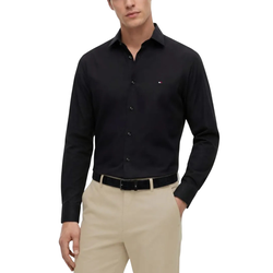 Ανδρικό Πουκάμισο Μαύρο Tommy Hilfiger MW0MW43122-BDS
