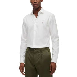 Ανδρικό Πουκάμισο Λευκό Tommy Hilfiger MW0MW43122-YBR