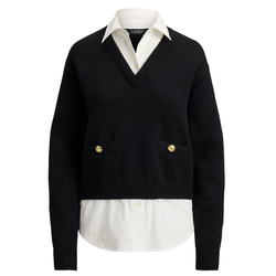Γυναικείο Πουλόβερ Μαύρο Ralph Lauren 200B24254001-Black