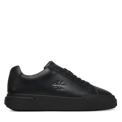 Ανδρικά Δερμάτινα Sneakers Μαύρα Calvin Klein YM0YM01344-0GJ