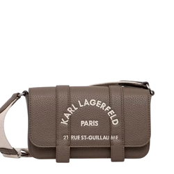 Γυναικεία K/Rsg Mini Flap Τσάντα Χιαστί Καφέ Karl Lagerfeld B3W30342-2PR