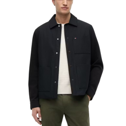 Ανδρικό Μπουφάν Μαύρο Tommy Hilfiger MW0MW43215-BDS