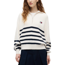 Γυναικείο Πουλόβερ Λευκό Tommy Jeans DW0DW22928-YBH