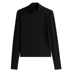 Γυναικεία Μπλούζα Ζιβάγκο Μαύρη Tommy Jeans DW0DW19830-BDS
