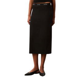 Γυναικεία Midi Φούστα Μαύρη Calvin Klein LV047H241G-UB1