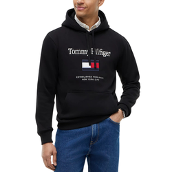 Ανδρικό Φούτερ Μαύρο Tommy Hilfiger MW0MW42735-BDS