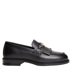 Γυναικεία Δερμάτινα Loafers Μαύρα Tommy Hilfiger FW0FW09668-BDS