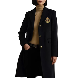 Γυναικείο Παλτό Navy Μπλε Ralph Lauren 297958509002-NAVY