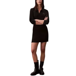 Γυναικείο Μακρυμάνικο Φόρεμα Μαύρο Calvin Klein LV047H319G-UB1