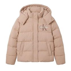 Γυναικείο Μπουφάν Μπεζ Calvin Klein LV047H506G-PBF