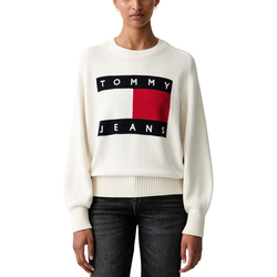 Γυναικείο Πουλόβερ Εκρού Tommy Jeans DW0DW23450-YBH