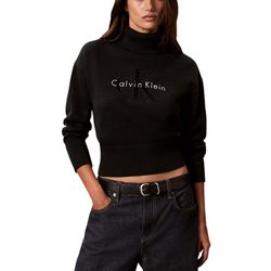 Γυναικείο Ζιβάγκο Πουλόβερ Μαύρο Calvin Klein LV047H329G-UB1