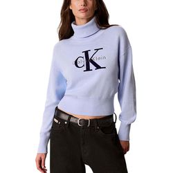 Γυναικείο Ζιβάγκο Πουλόβερ Γαλάζιο Calvin Klein LV047H329G-C3Q
