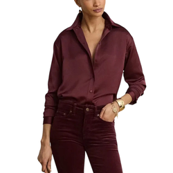 Γυναικείο Πουκάμισο Μπορντό Ralph Lauren 200B27610008