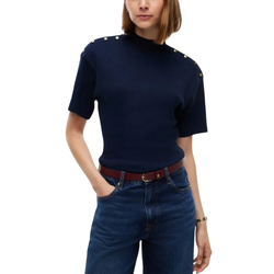 Γυναικείο T-shirt Navy Μπλε Tommy Hilfiger WW0WW52382-C1G