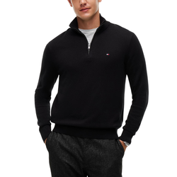 Ανδρικό Πουλόβερ Μαύρο Tommy Hilfiger MW0MW28049-BDS