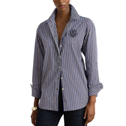 Γυναικείο Ριγέ Πουκάμισο Ralph Lauren 200B27664001-NAVY