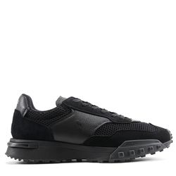 Ανδρικά Δερμάτινα Eldridge Sneakers Μαύρα Ralph Lauren 809P15094001-Black