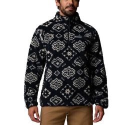 Ανδρικό Rugged Ridge High Pile Half Zip Fleece Μαύρο Columbia 2135471-014