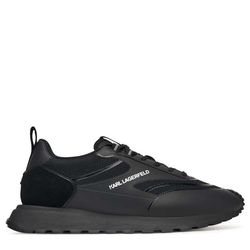 Ανδρικά Δερμάτινα Kairo Sneakers Μαύρα Karl Lagerfeld KL51116-70X Black