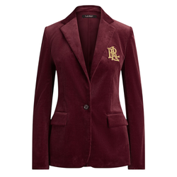 Γυναικείο Σακάκι Κοτλέ Μπορντό Ralph Lauren 200P14619500-RED