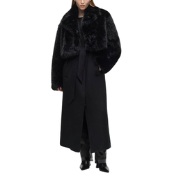 Γυναικείο Παλτό Μαύρο Karl Lagerfeld B4W15006-999 Black