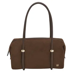Γυναικεία Briony S Duffle Τσάντα Ώμου Καφέ HUGO 50573266-209