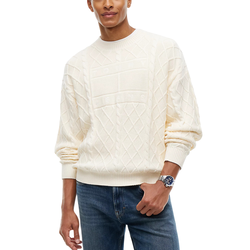 Ανδρικό Πουλόβερ Εκρού Tommy Jeans DM0DM23614-AEF