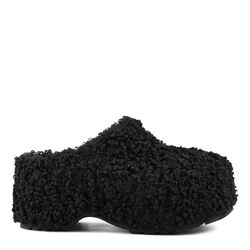 Γυναικεία Teddy Fur Clog Μαύρα Colors Of California HC SIERRA02-BLACK