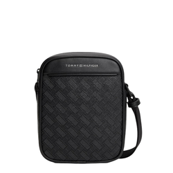 Ανδρικό TH Modern Monogram Reporter Τσαντάκι Μαύρο Tommy Hilfiger AM0AM14844-BDS