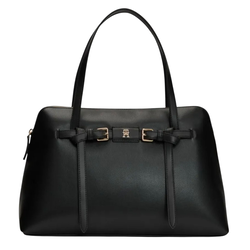 Γυναικεία Buckle Tote Τσάντα Μαύρη Tommy Hilfiger AW0AW19032-BDS