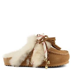 Γυναικείες Slofi Furry Παντόφλες Ταμπά Colors Of California HC SHSLOFI04-TAN