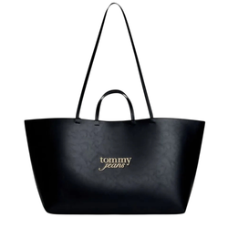 Γυναικεία Tote Τσάντα Μαύρη Tommy Jeans AW0AW19051-BDS