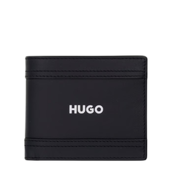Ανδρικό Δερμάτινο Πορτοφόλι Μαύρο HUGO 50573576-001