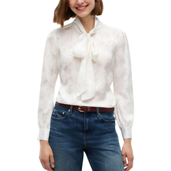 Γυναικείο Πουκάμισο Εκρού Tommy Hilfiger WW0WW52238-YA8