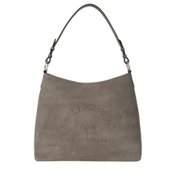 Γυναικεία Δερμάτινη K/Daily Τσάντα Γκρι Karl Lagerfeld B3W30346-1KU Ash Grey