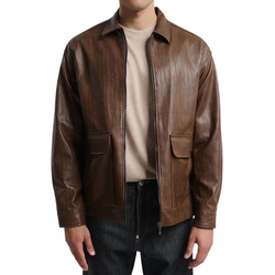 Ανδρικό Μπουφάν Καφέ Royal Denim Kitami5168-Brown