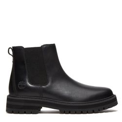 Ανδρικά Δερμάτινα Britton Drive Μποτάκια Μαύρα Timberland TB0A5RRD-W02
