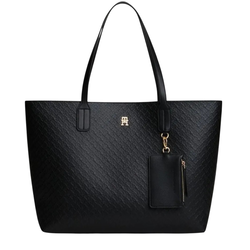 Γυναικεία Icon Tote Τσάντα Μαύρη Tommy Hilfiger AW0AW19004-BDS