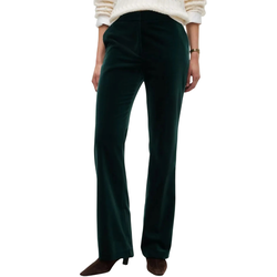 Γυναικείο Slim Βελουτέ Παντελόνι Πράσινο Tommy Hilfiger WW0WW52201-LZP