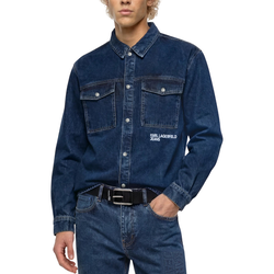 Ανδρικό Τζιν Overshirt Μπλε Karl Lagerfeld Jeans B4M16004-1NB Blue