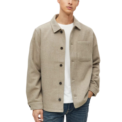 Ανδρικό Overshirt Μπεζ S.Oliver 2180784-8161
