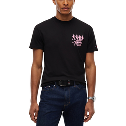 Ανδρικό T-shirt Μαύρο Tommy Jeans DM0DM23561-BDS