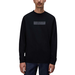 Ανδρικό S-Box Logo Μακρυμάνικο T-shirt Μαύρο Napapijri NP0A8BC5-9411